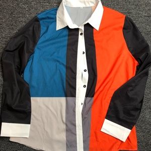 Tri-Color Dress Shirt